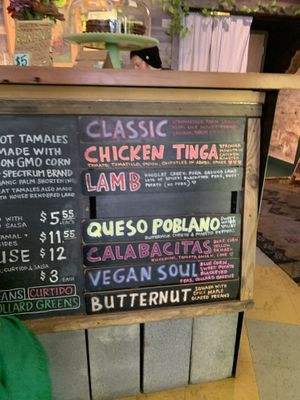 Vegan Soul - with blue corn mass!  at Good Golly Tamale in Knoxville