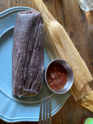 Ready to eat  at Good Golly Tamale in Knoxville