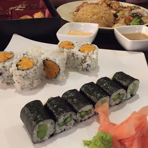 sweet potato and asparagus rolls at Tokyo Japanese Cuisine in Wichita