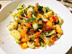 Gnocchi at Sat Nam in Antigua