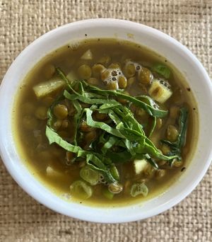 #1 lentil soup, Half portion  at Sat Nam in Antigua