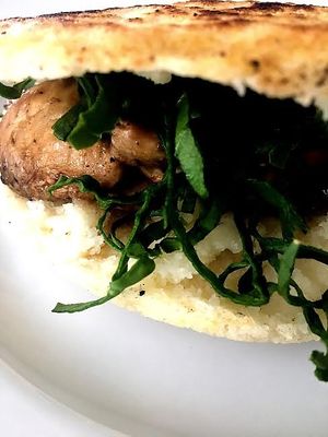 Arepa at Sat Nam in Antigua