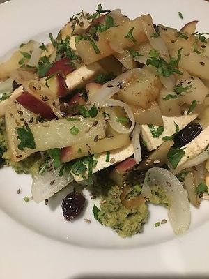 Tofu at Sat Nam in Antigua