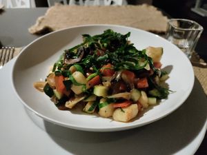 Lovely gnocchi at Sat Nam in Antigua