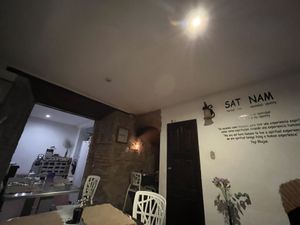 Setting  at Sat Nam in Antigua