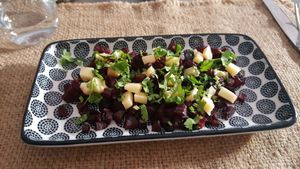 Beet Appetizer at Sat Nam in Antigua