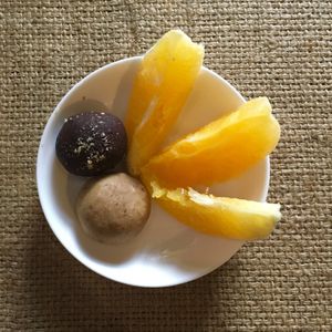 #26 Besos de cacao y almendra con naranja at Sat Nam in Antigua