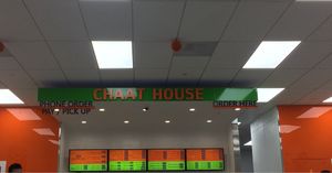 counter at Chaat House in Bothell
