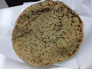 huge parantha! at Chaat House in Bothell