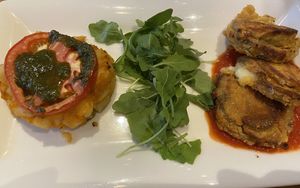 Cordon bleu di melanzana  at Essenza in Grosseto