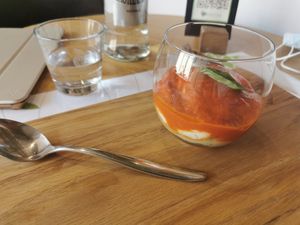 Parmigiana gourmet at Essenza in Grosseto