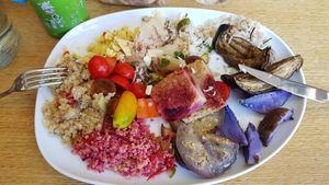 very yummy from the rich buffet at Essenza in Grosseto