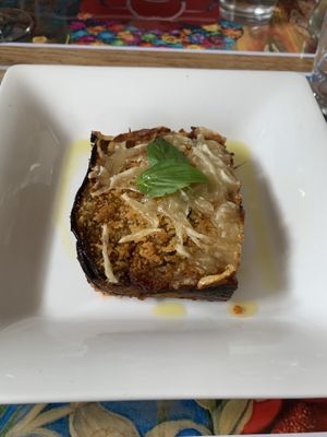 Parmiggio melanzane  at Essenza in Grosseto