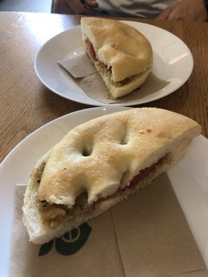 tuna sandwich 🥪 (5€) - simple and very yummy!   at Essenza in Grosseto