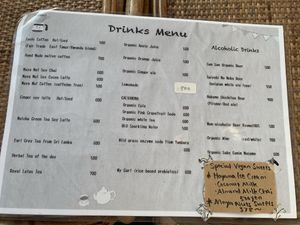 Menu  at AT MARE in Zushi