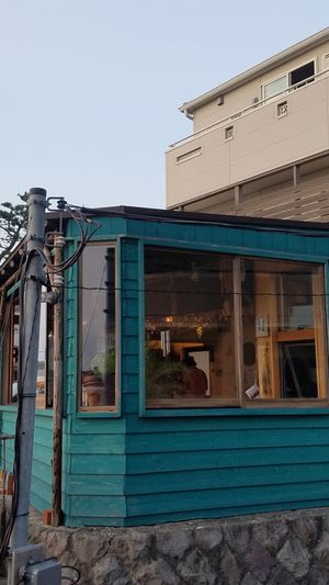 restaurant exterior at AT MARE in Zushi