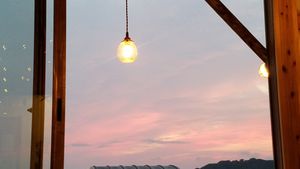 view from table at AT MARE in Zushi