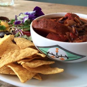 Deliciously vegan! at The Seaplane Works in Rochester