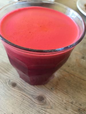 Delicious cold pressed juices :) at The Seaplane Works in Rochester