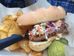 Korean BBQ Sandwich  at Stanley's Northeast Bar Room in Minneapolis