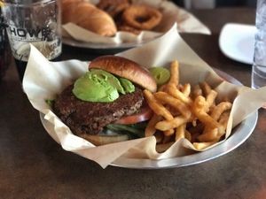 Impossible burger at Stanley's Northeast Bar Room in Minneapolis