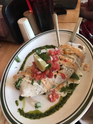 vegan loaded burrito  at Garage Tacos in Binghamton