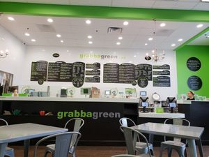 Inside at grabbagreen in Maple Grove