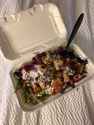 Taco salad  at Zest Kitchen in Rocklin