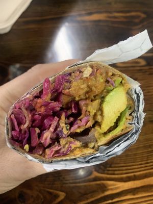 Chipotle burrito   at Zest Kitchen in Rocklin