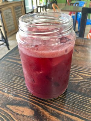 Berry Sage Limeade from the specials menu - totally divine!  at Zest Kitchen in Rocklin