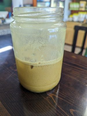 Iced Golden Warrior drink at Zest Kitchen in Rocklin