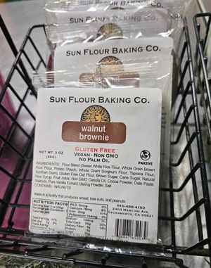 Walnut brownie at Zest Kitchen in Rocklin