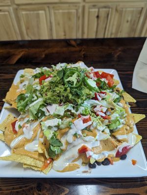 Nachos with avocado at Zest Kitchen in Rocklin