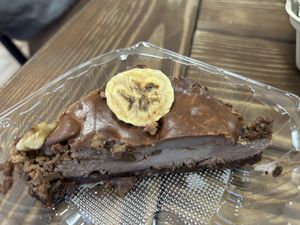 Banana nut butter cheesecake   at Zest Kitchen in Rocklin