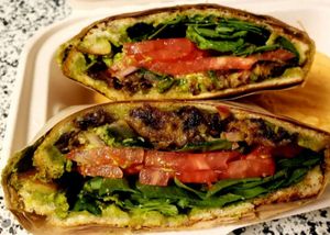 I will miss these Seasonal Paninis like my favorite eggplant one. at Zest Kitchen in Rocklin