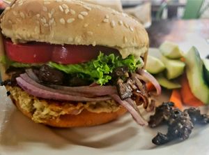 I will miss the burgers here. at Zest Kitchen in Rocklin