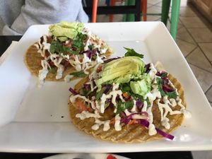 Chipotle Tacos with avocado at Zest Kitchen in Rocklin