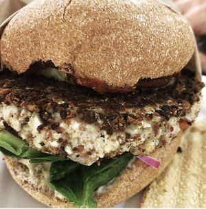 Burger at Zest Kitchen in Rocklin