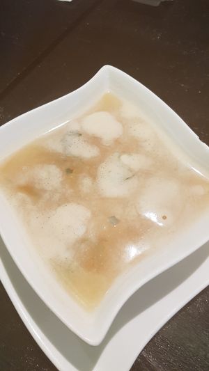 "Miso" soup at Wok and Roll in Bochum