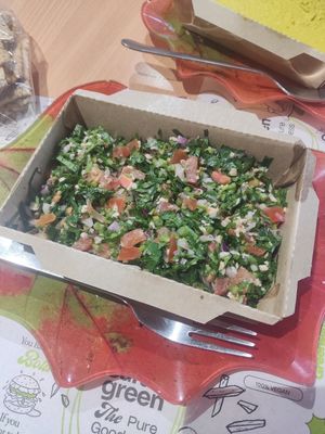Tabbouleh at Sara Green - Vegan Bistro in Bucharest