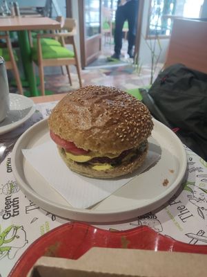 Burger at Sara Green - Vegan Bistro in Bucharest