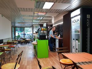 Interior at Sara Green - Vegan Bistro in Bucharest