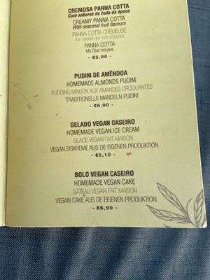 Vegan dessert!   at Lusitania in Alvor