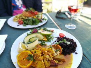 Best tofu in my life at Lusitania in Alvor