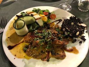 Bife de seitan  at Lusitania in Alvor