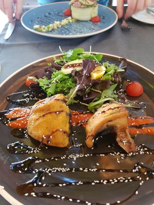 Mushroom tempura at Lusitania in Alvor