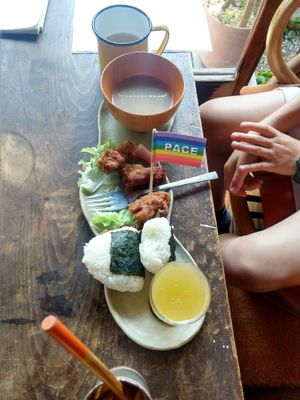 Set menu for the day for kids at Shokudo Pace in Kamakura