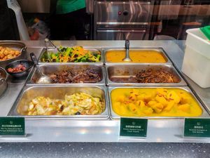 Choices for veggies at Greendot - Vivocity in Central Singapore