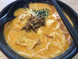 Signature Laksa Noodles at Greendot - Vivocity in Central Singapore