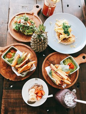 Locally harvested, ethical farming, quality ingredients is all we can taste! at Cafe Organic in Canggu